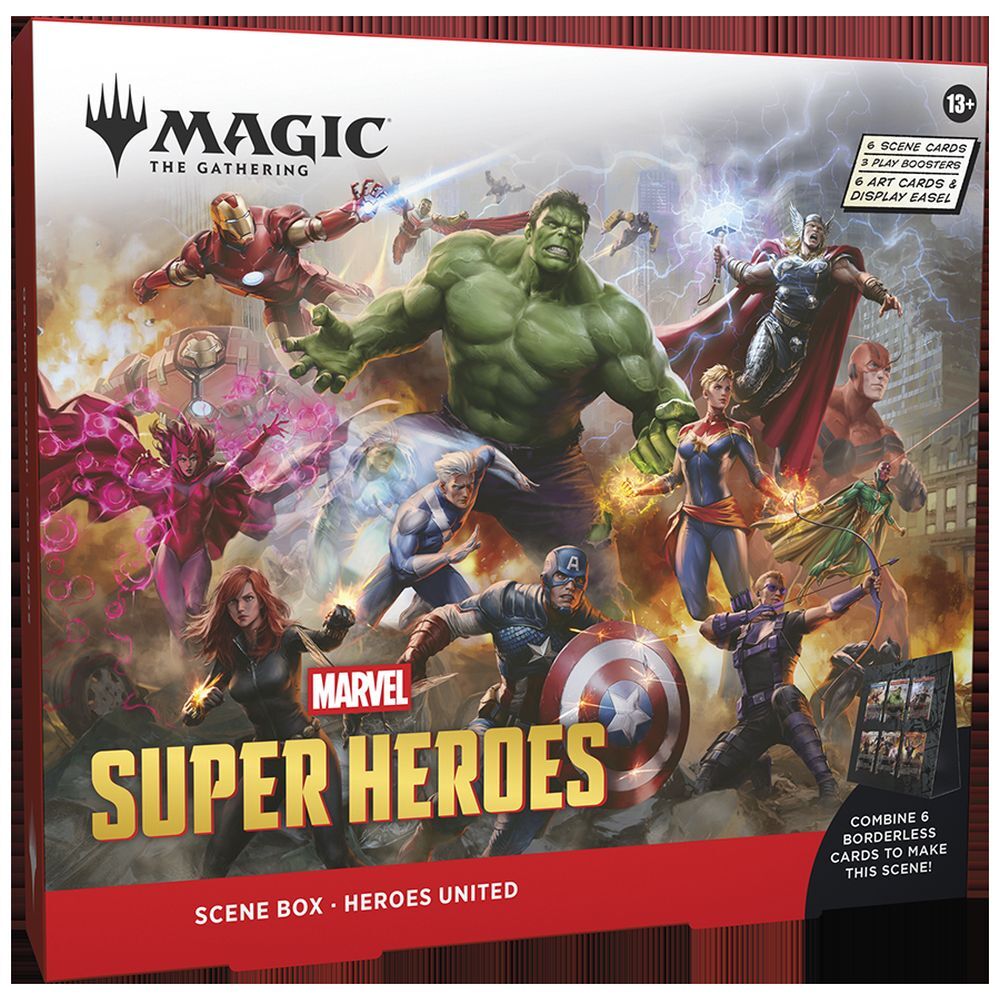 PREORDER: MTG Marvel Super Heroes - Heroes United Scene Box