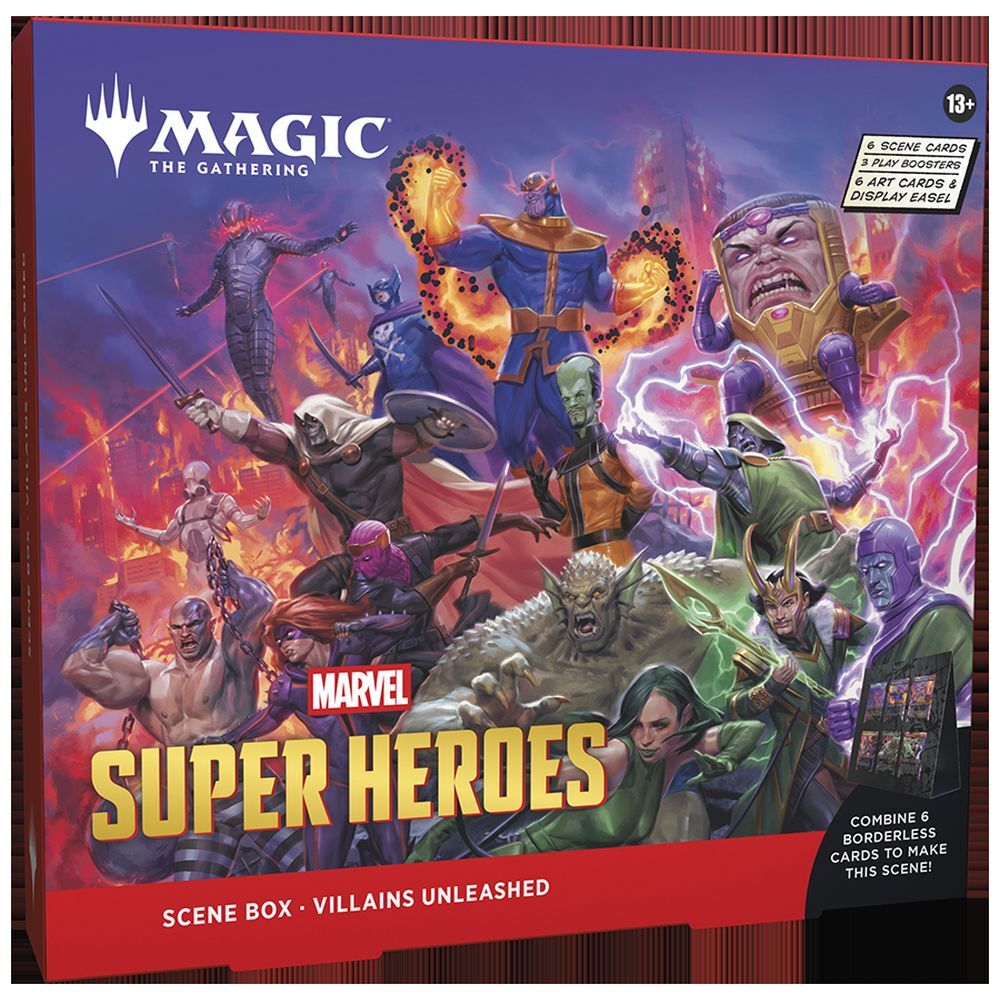 PREORDER: MTG Marvel Super Heroes - Villains Unleashed Scene Box