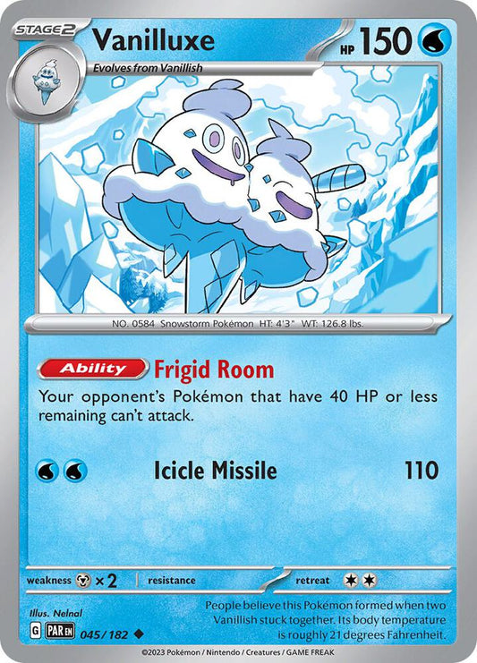 Vanilluxe 045/182 (SV04: Paradox Rift) 