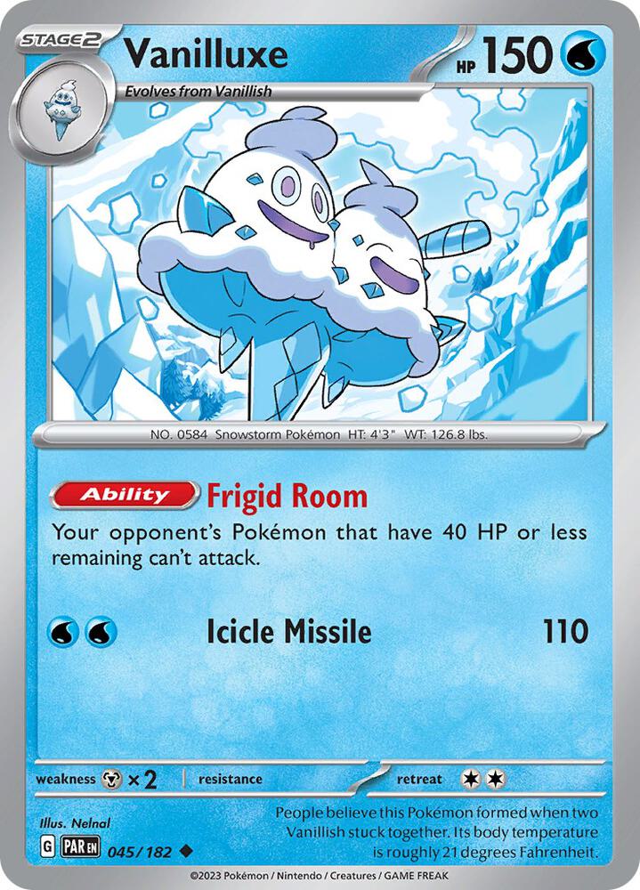 Vanilluxe 045/182 (SV04: Paradox Rift) 