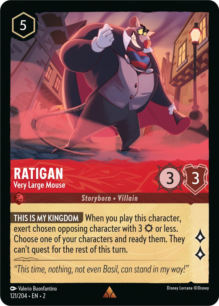 Ratigan Very Large Mouse 121/204 (Rise of the Floodborn) 