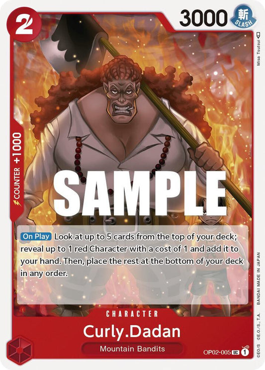 Curly.Dadan OP02-005 (Paramount War) 