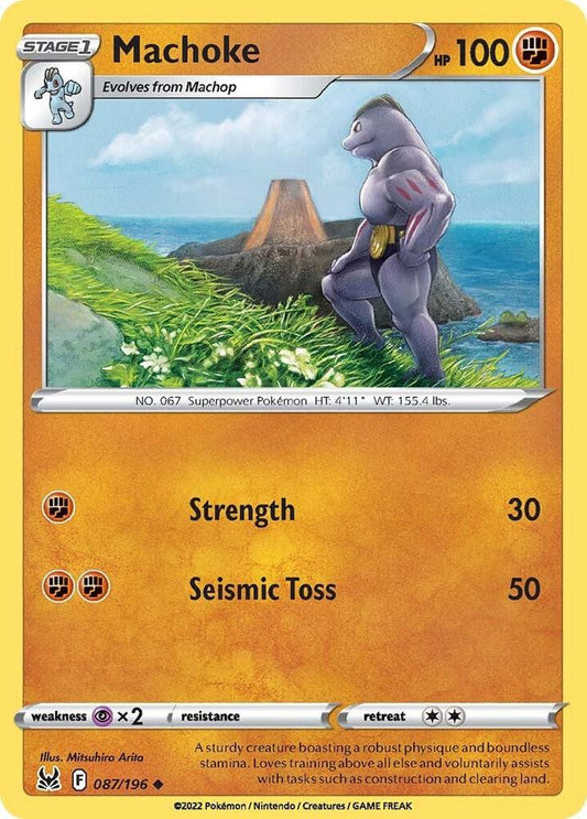 Machoke 087/196 (SWSH11: Lost Origin) 