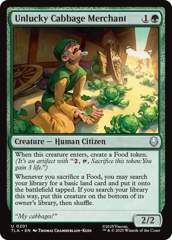Unlucky Cabbage Merchant 201 (Avatar: The Last Airbender) 