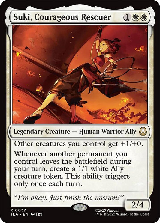 Suki, Courageous Rescuer 37/286 (Avatar: The Last Airbender) 