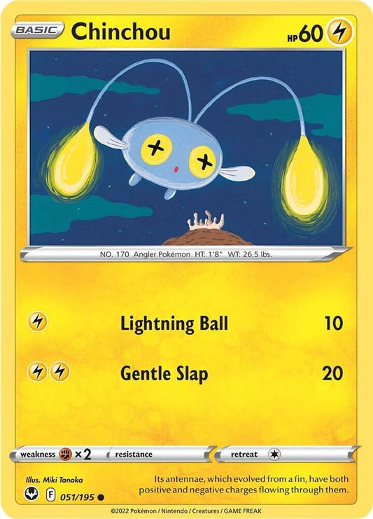 Chinchou 051/195 (SWSH12: Silver Tempest) 