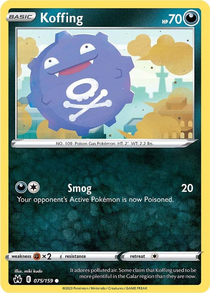 Koffing 075/159 (Crown Zenith) 