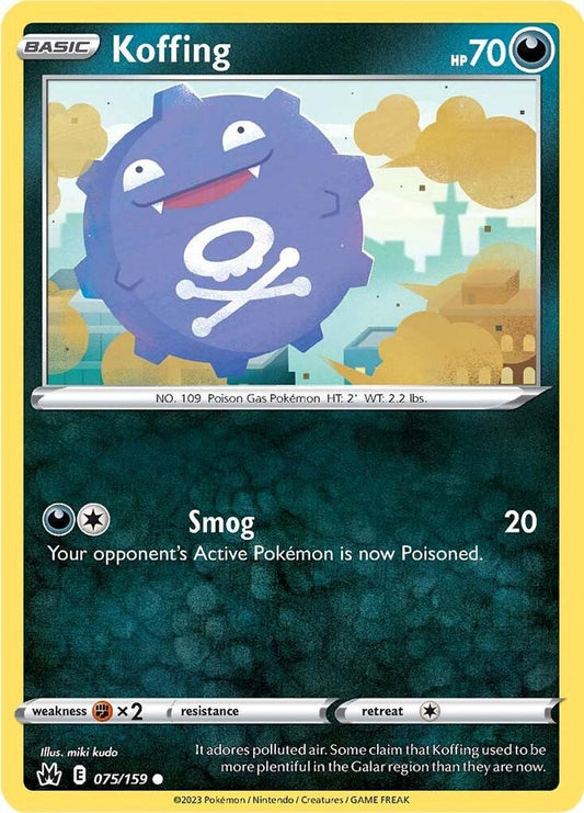 Koffing 075/159 (Crown Zenith) 