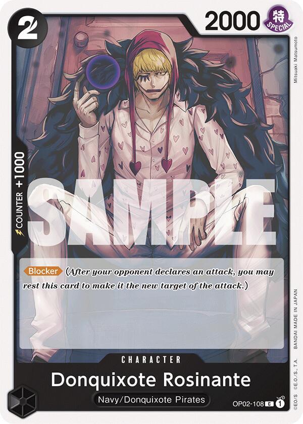 Donquixote Rosinante OP02-108 (Starter Deck 19: BLACK Smoker) 