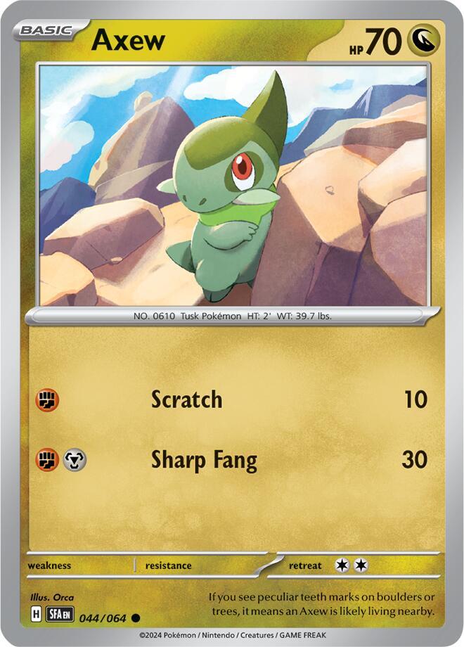 Axew 044/064 (SV: Shrouded Fable) 