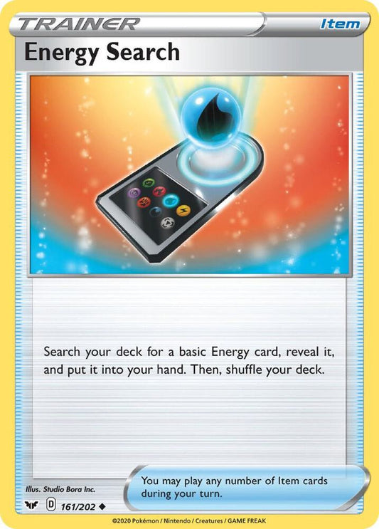 Energy Search 161/202 (SWSH01: Sword & Shield Base Set) 