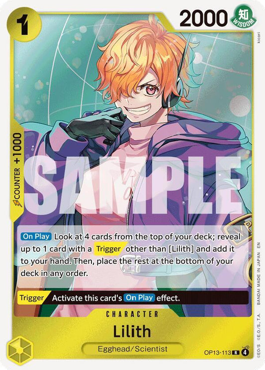 Lilith OP13-113 (Carrying On His Will)  - Foil