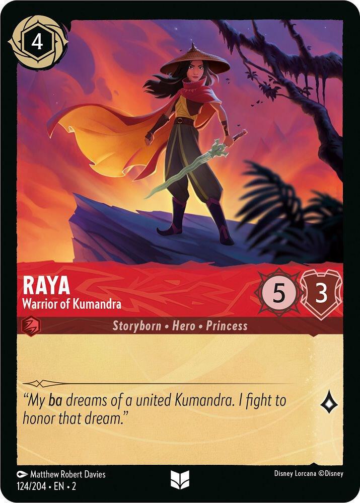 Raya, Warrior of Kumandra 124/204 (Rise of the Floodborn) 
