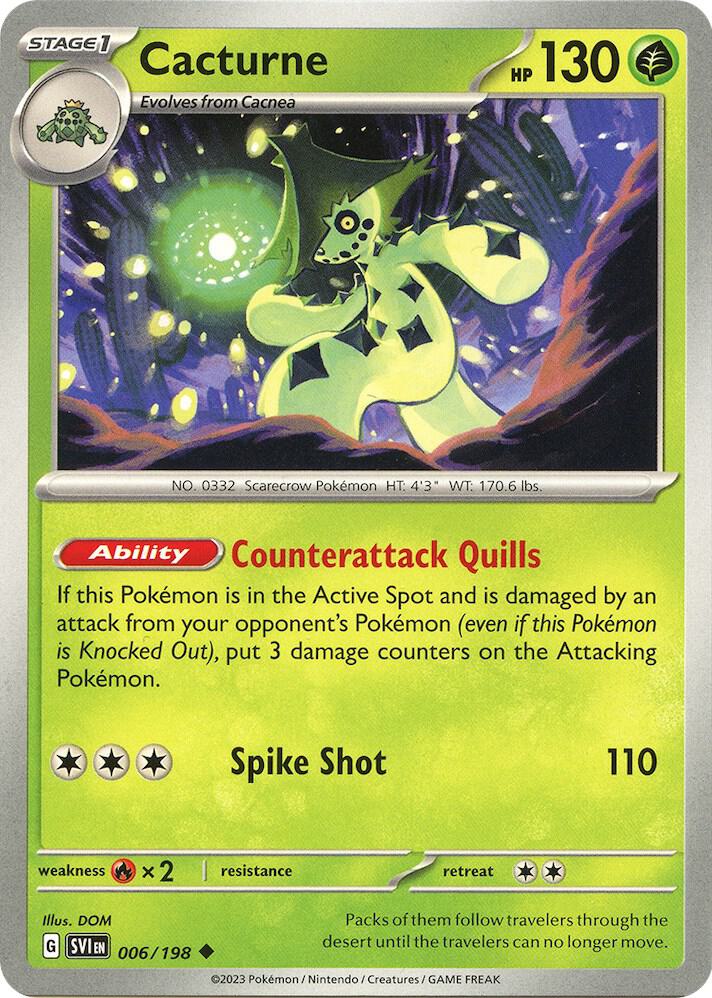 Cacturne 006/198 (SV01: Scarlet & Violet Base Set) 