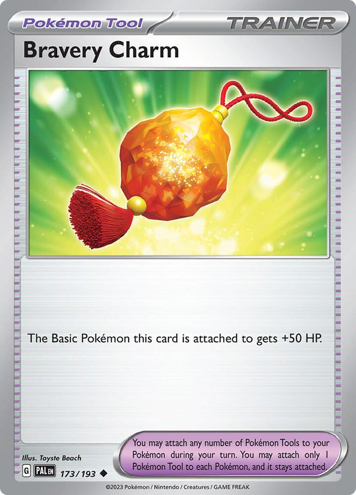 Bravery Charm 173/193 (SV02: Paldea Evolved) 