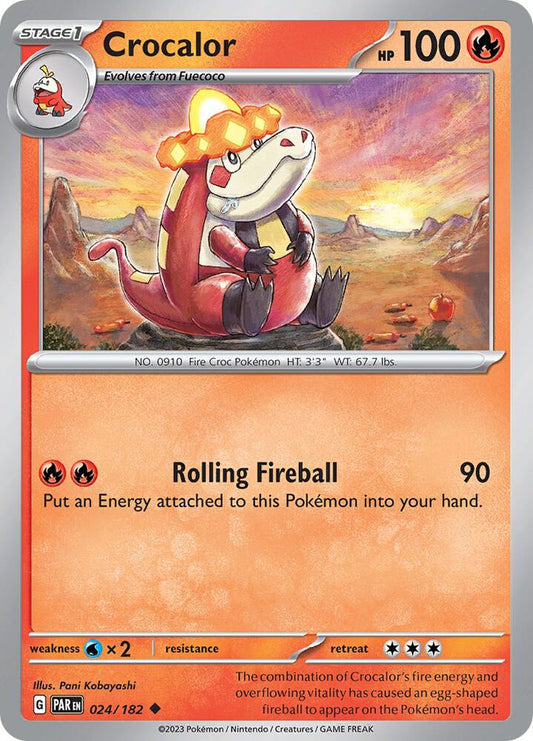 Crocalor 024/182 (SV04: Paradox Rift) 