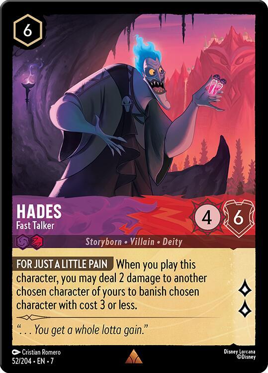 Hades, Fast Talker 52/204 (Archazia's Island) 