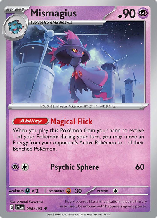 Mismagius 088/193 (SV02: Paldea Evolved) 