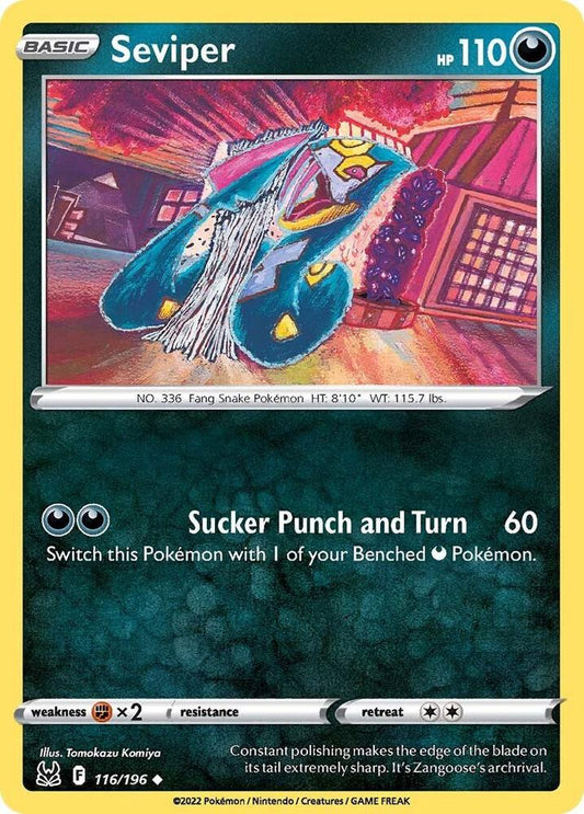 Seviper 116/196 (SWSH11: Lost Origin) 
