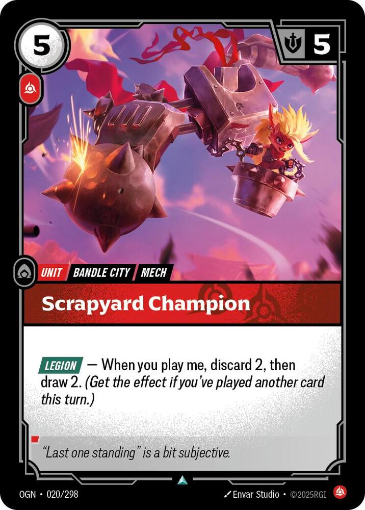Scrapyard Champion 020/298 (Origins)  - Foil