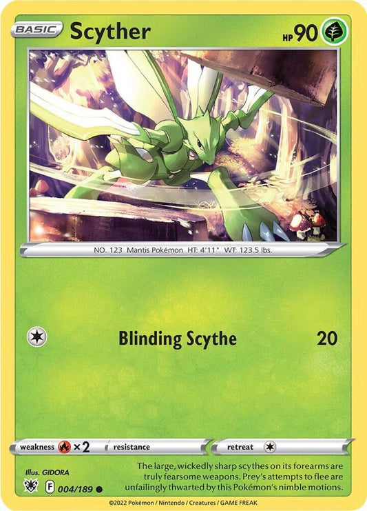 Scyther 004/189 (SWSH10: Astral Radiance) 