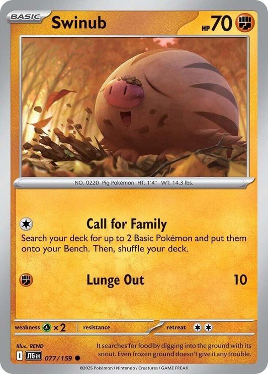 Swinub 077/159 (SV09: Journey Together) 