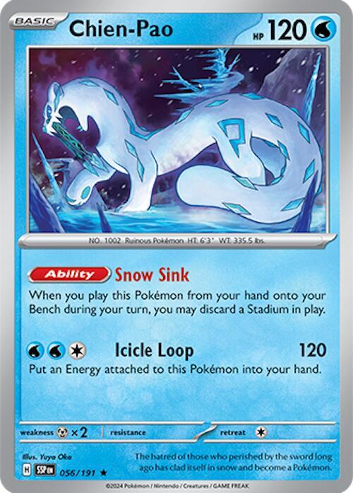 Chien-Pao 056/191 (SV08: Surging Sparks)  - Holofoil