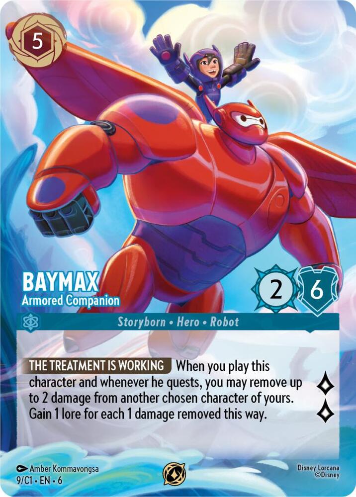 Baymax, Armored Companion 9 (Disney Lorcana Promo Cards) 
