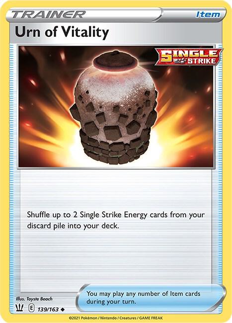 Urn of Vitality 139/163 (SWSH05: Battle Styles) 