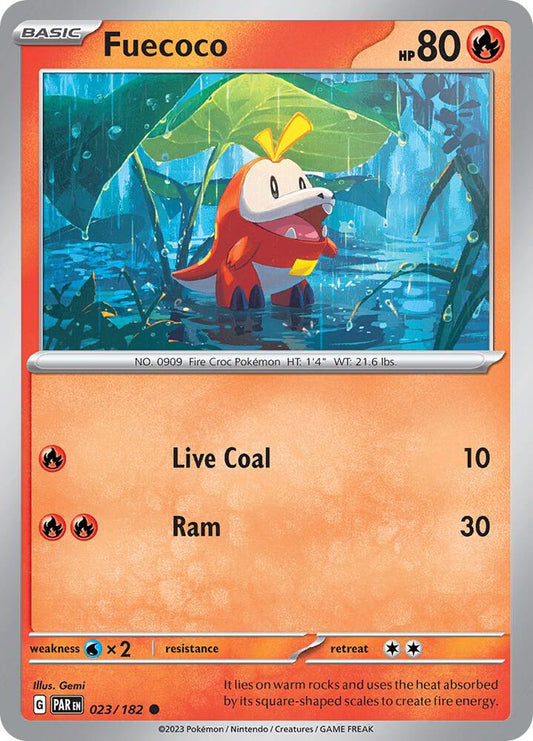 Fuecoco 023/182 (SV04: Paradox Rift) 