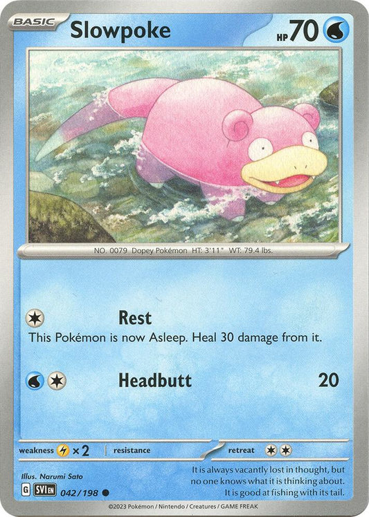 Slowpoke 042/198 (SV01: Scarlet & Violet Base Set) 