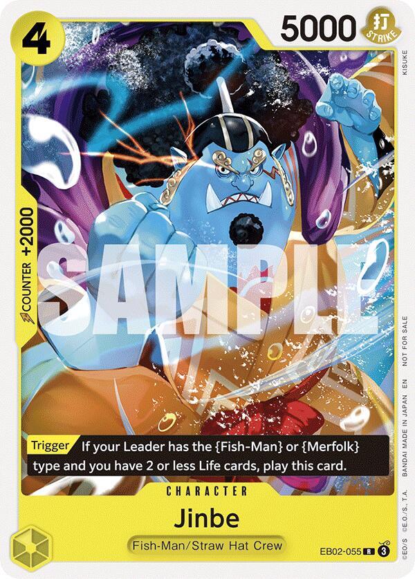 Jinbe Tournament Pack 2025 Vol 3 EB02-055 (One Piece Promotion Cards) 
