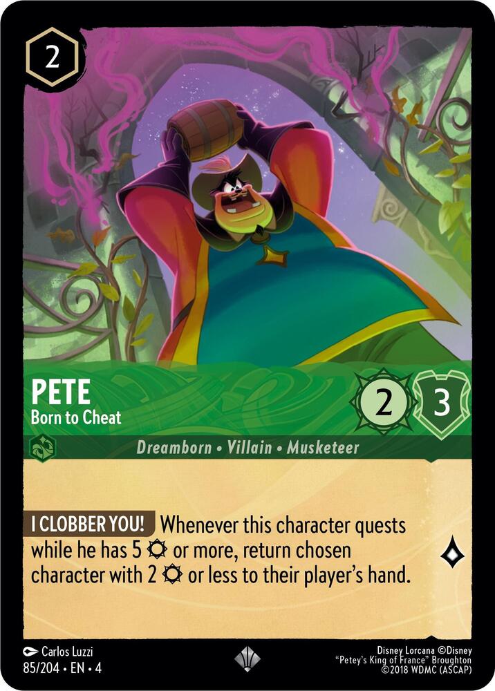 Pete Born to Cheat 85/204 (Ursula's Return) 