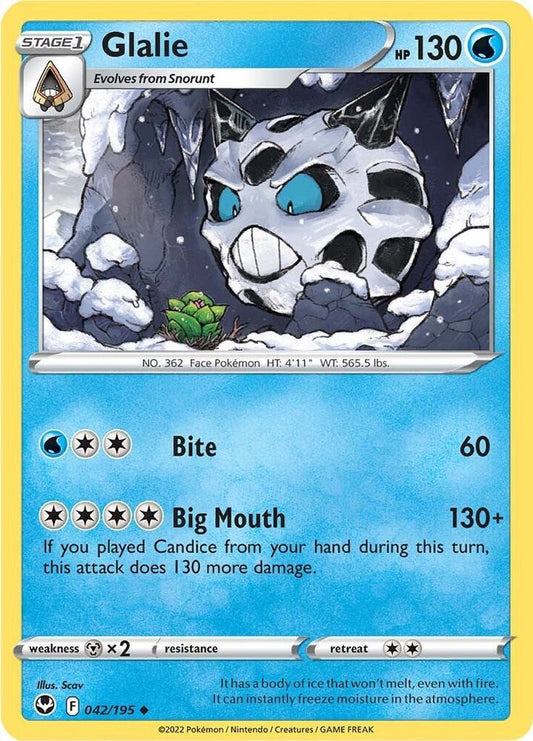 Glalie 042/195 (SWSH12: Silver Tempest) 