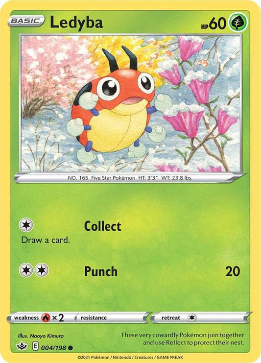 Ledyba 004/198 (SWSH06: Chilling Reign) 