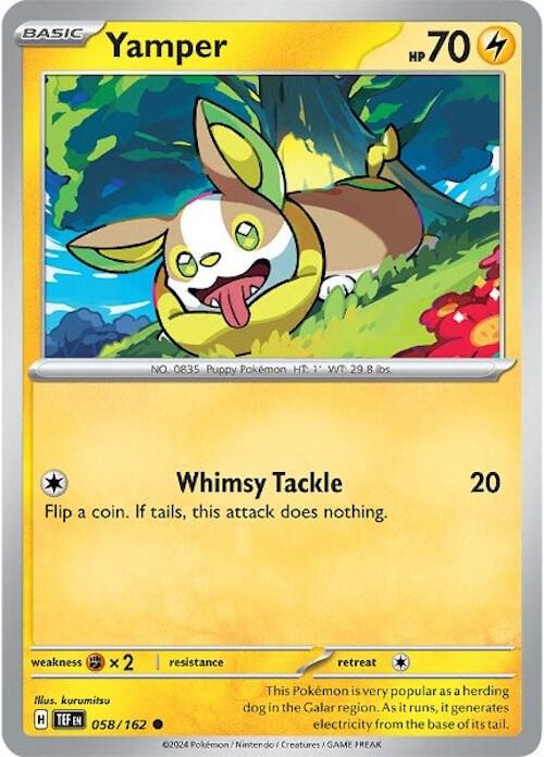 Yamper 058/162 (SV05: Temporal Forces)  - Reverse Holofoil