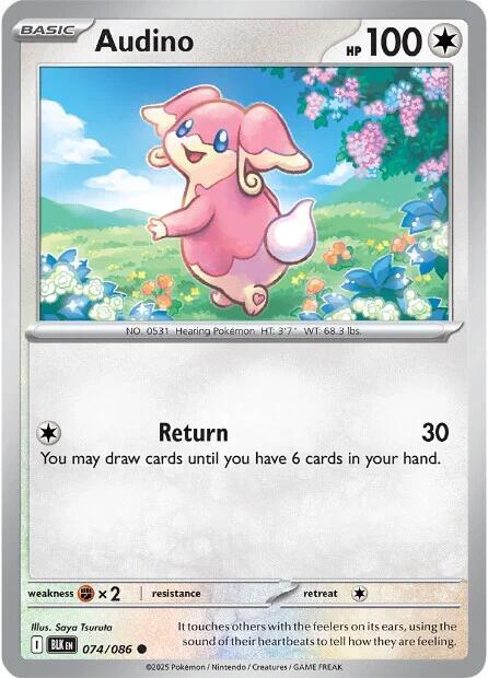 Audino 074/086 (SV: Black Bolt) 