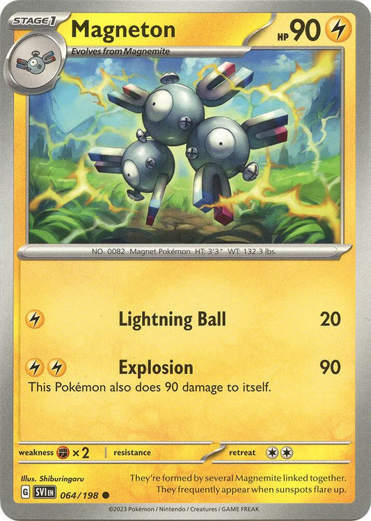 Magneton 064/198 (SV01: Scarlet & Violet Base Set) 