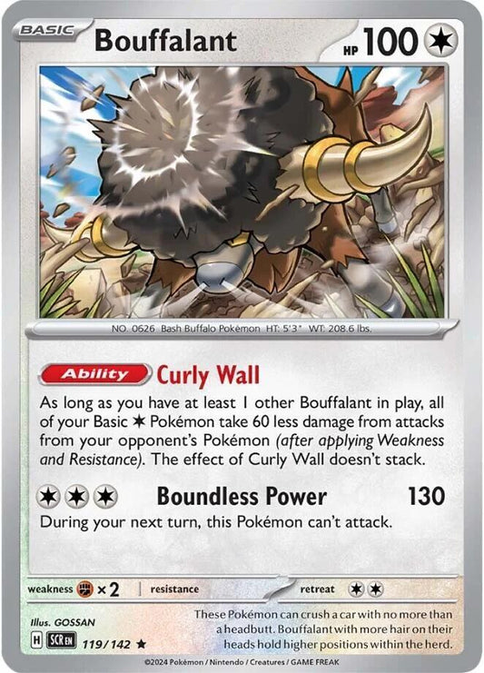 Bouffalant 119/142 (SV07: Stellar Crown)  - Holofoil