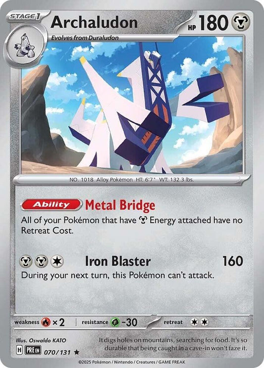 Archaludon 070/131 (SV: Prismatic Evolutions)  - Holofoil