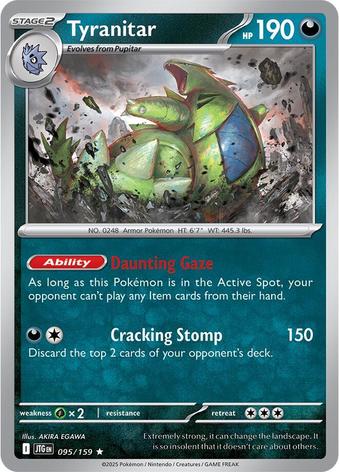 Tyranitar 095/159 (SV09: Journey Together)  - Holofoil