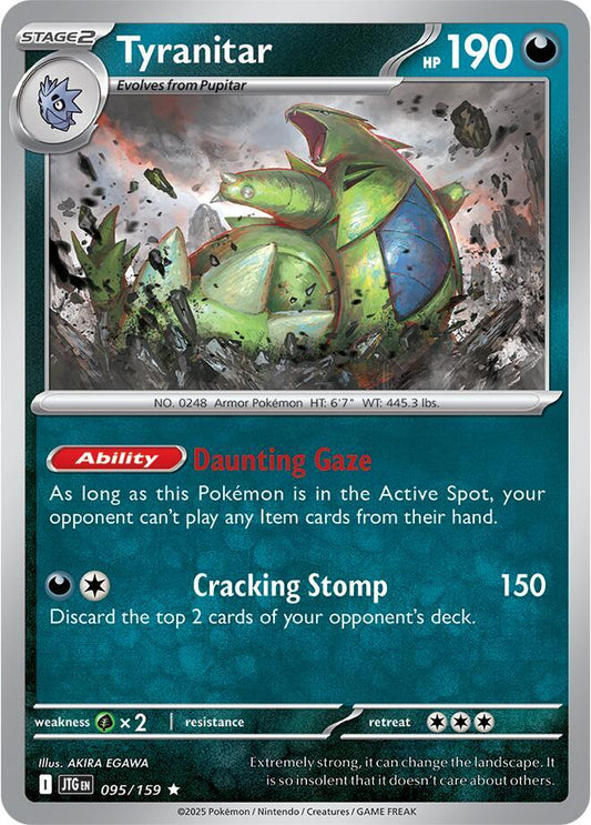 Tyranitar 095/159 (SV09: Journey Together)  - Holofoil