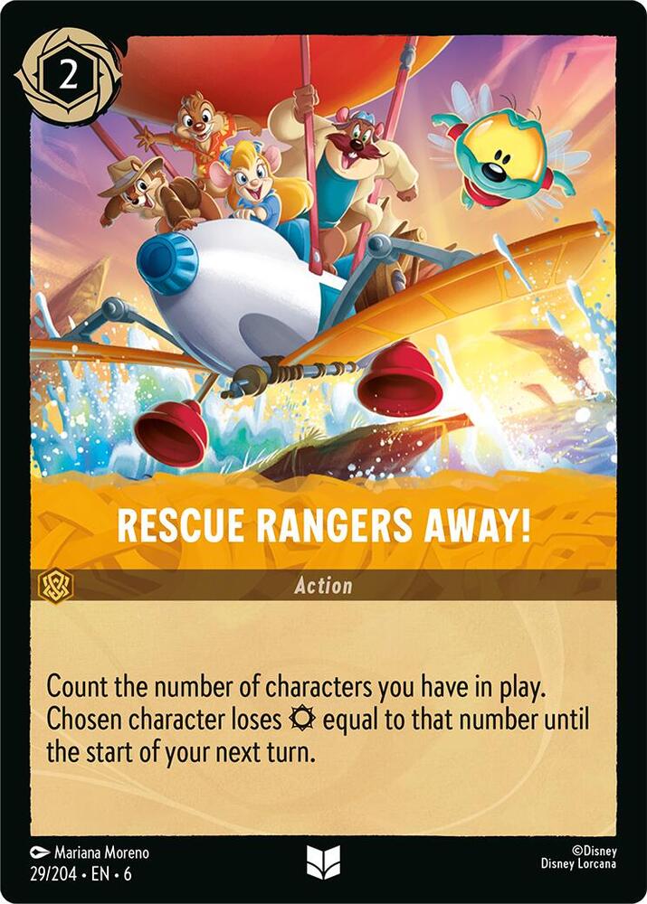 Rescue Rangers Away 29/204 (Azurite Sea) 