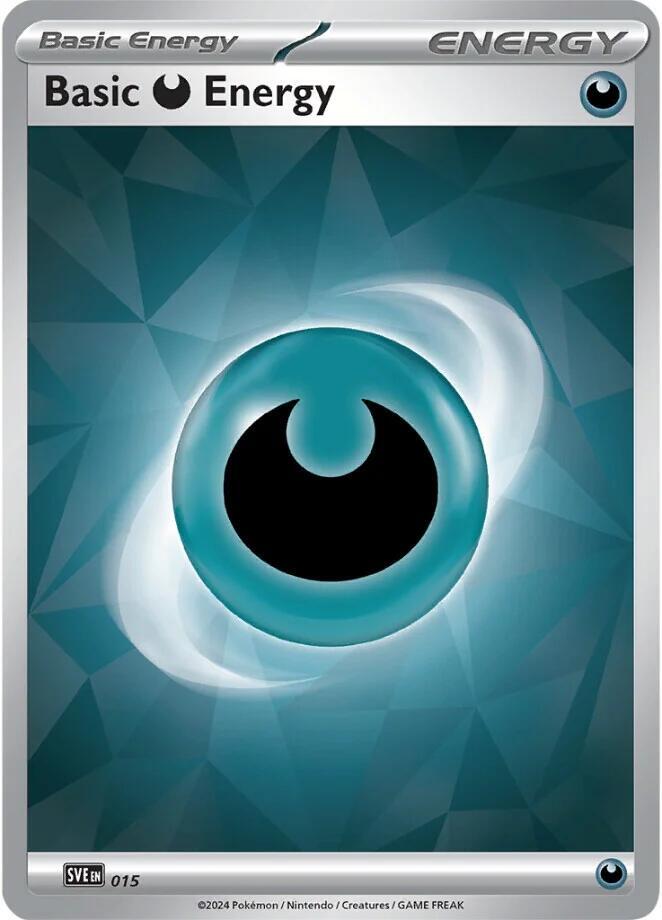 Basic Darkness Energy 015 015 (SVE: Scarlet & Violet Energies)  - Holofoil