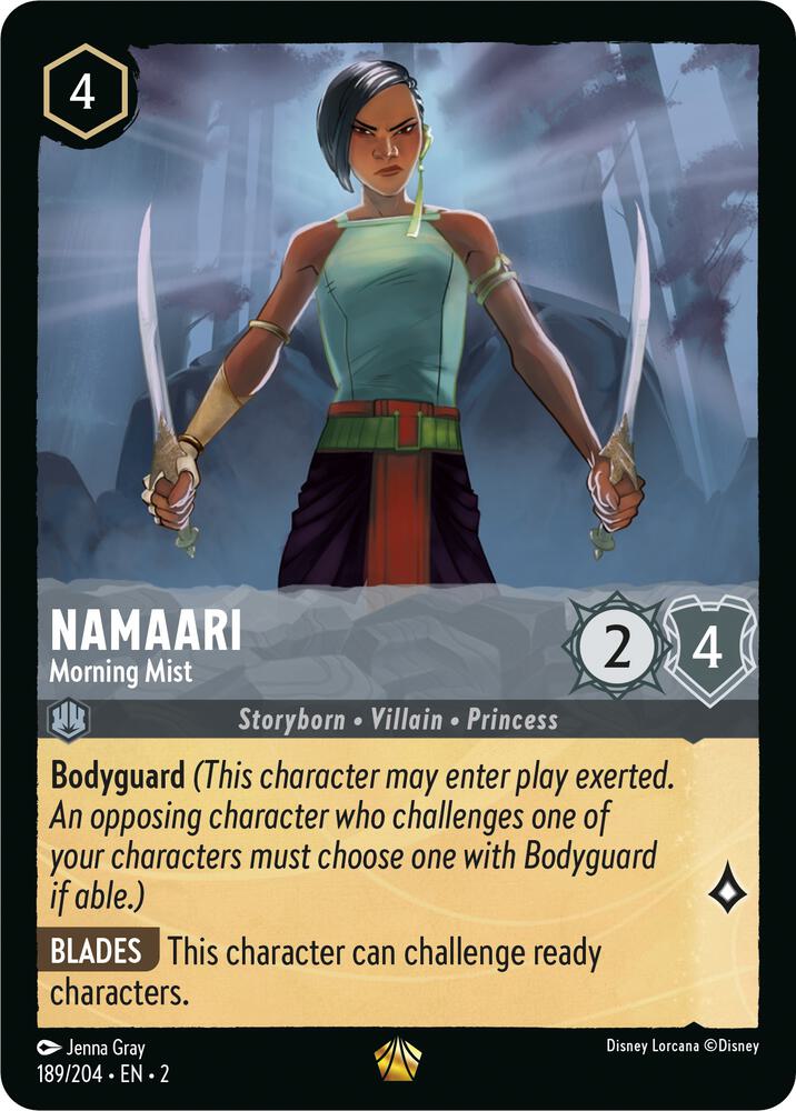 Namaari, Morning Mist 189/204 (Rise of the Floodborn)  - Cold Foil
