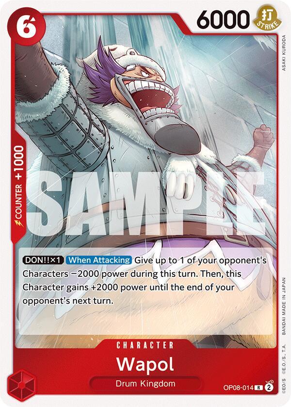 Wapol OP08-014 (Two Legends)  - Foil