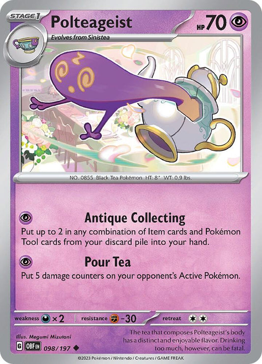 Polteageist 098/197 (SV03: Obsidian Flames) 