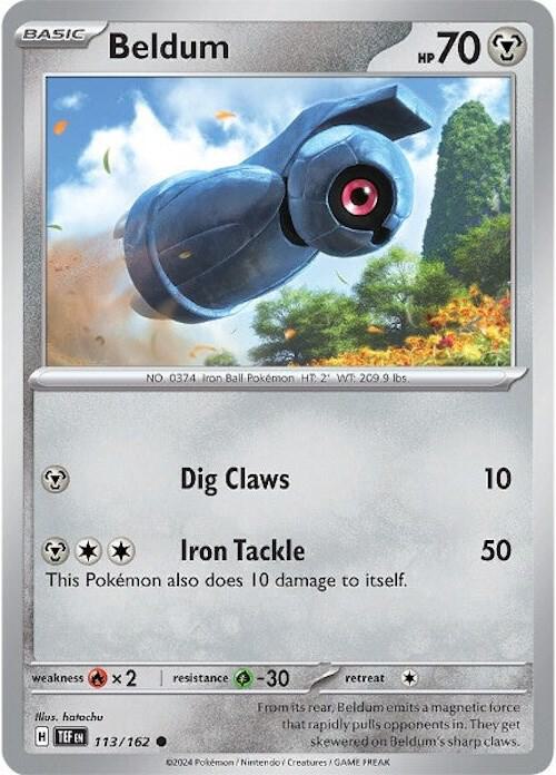 Beldum 113/162 (SV05: Temporal Forces)  - Reverse Holofoil