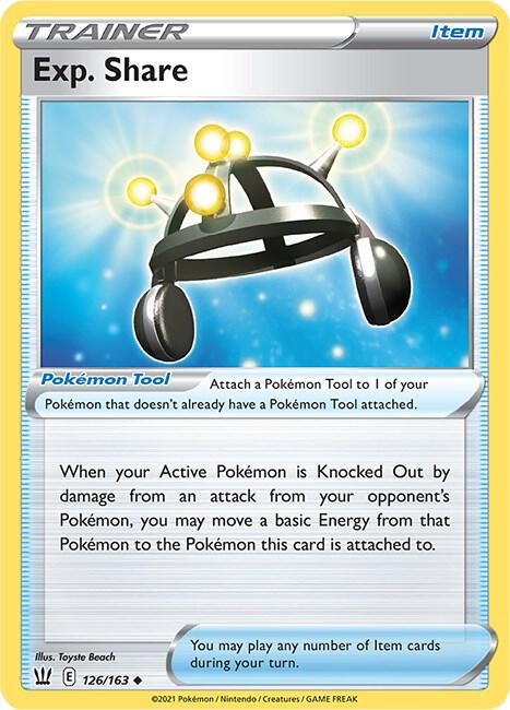 Exp. Share 126/163 (SWSH05: Battle Styles) 