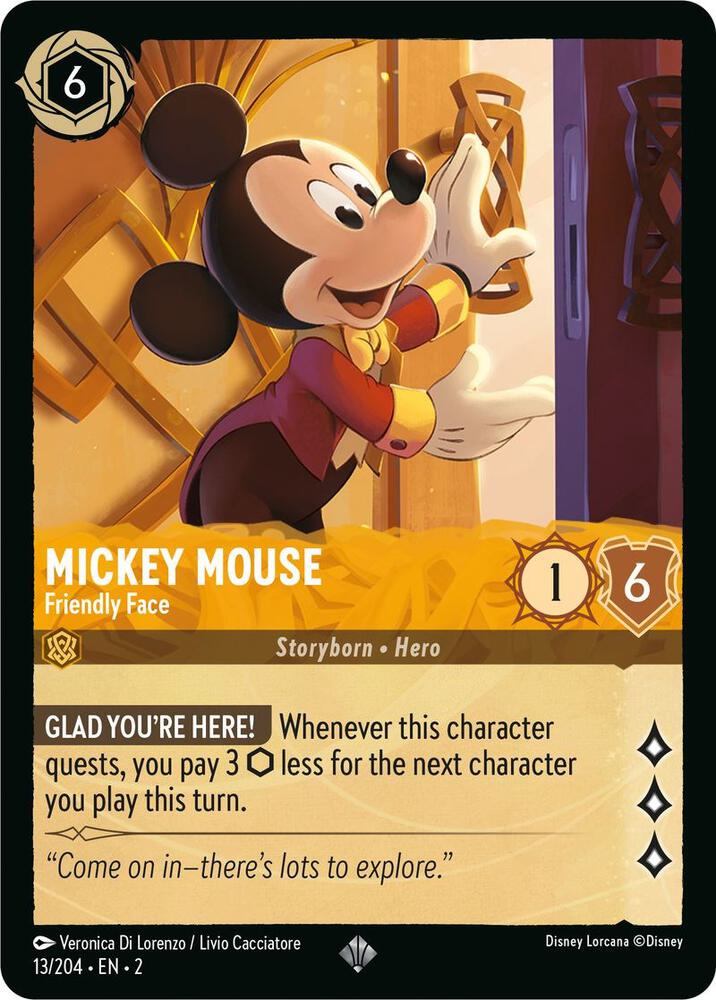 Mickey Mouse, Friendly Face 13/204 (Rise of the Floodborn) 